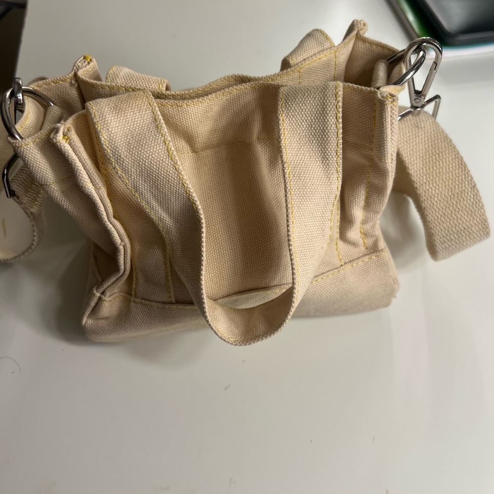 Canvas Beige Tote Bag